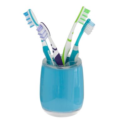 bremermann Bad-Serie SAVONA Zahnbürstenbehälter aus Kunststoff, blau