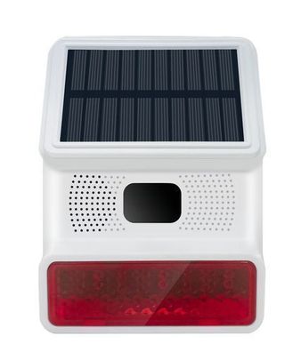 Solar Ausensirene Kabellose HXA523 kompatibel mit HUXGO Funk Alarmanlage