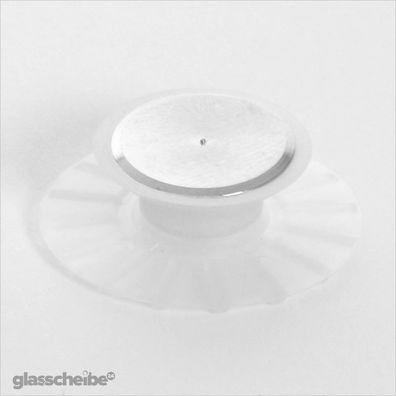 Wandhalter 4er Set transparent für Glasscheiben mit einer Dicke von 6-8 mm Wandschutz