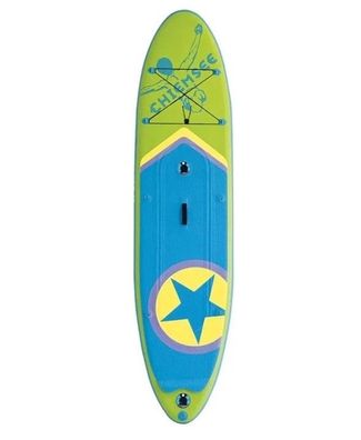 Chiemsee 16620 SUP-Set inkl. Board, Paddel, Pumpe, Leash & Rucksack (grün/blau
