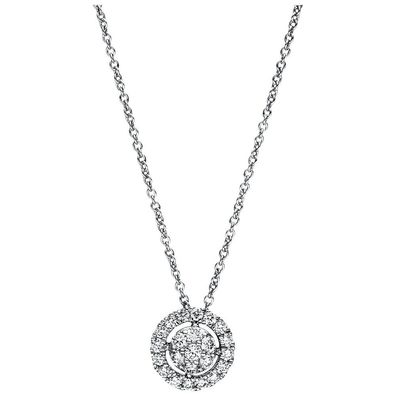 Luna Creation - 4F350W8-2 - Collier - 18 kt WG mit 23 Diamanten TW-si