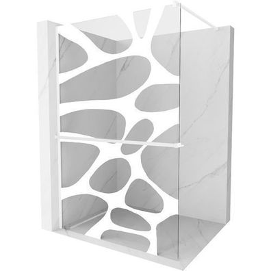 Mexen Kioto+ Walk-in Duschwand 120x200 Weißmuster