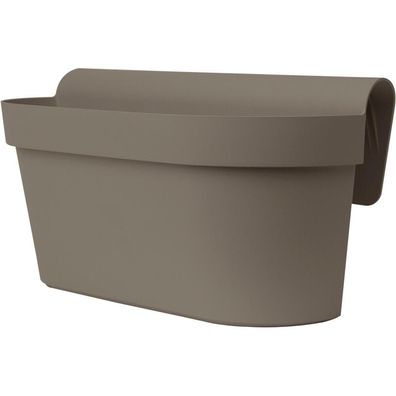 Euro3Plast Pflanzkasten Cassetta UP 50 cm taupe