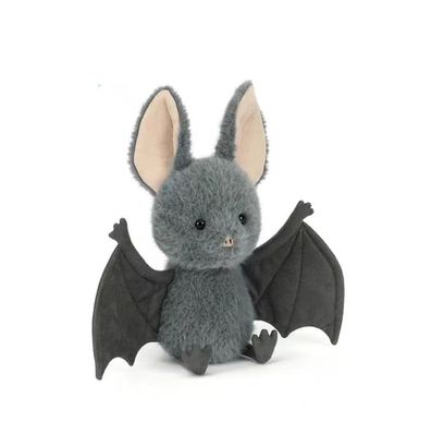Jellycat Amuseables Broox Bat Fledermaus Grau Stofftier Kuscheltier Plüschtier 22 cm