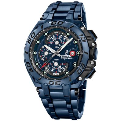 Festina Herren-Chronograph Chrono Bike Special Edition Dunkelblau F20757/1
