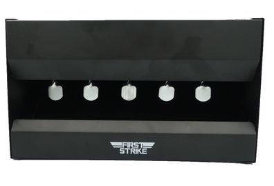 First Strike Kugelfang mit 5 Zielplatten, schwarz, L32/B14,5/H18cm