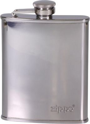 ZIPPO Flachmann Edelstahl poliert, mit 6oz/180ml