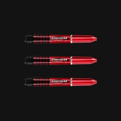 Winmau Schaft Short Prism Force Rot 3 Stück