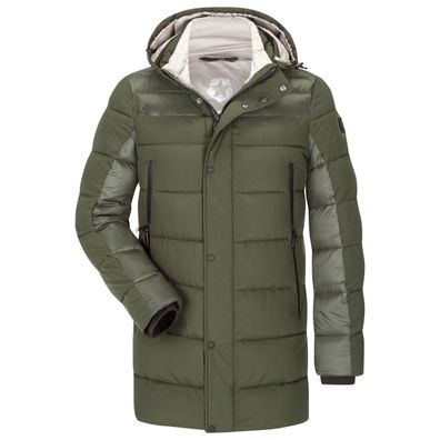 Milestone Herren Steppjacke Kurzmantel Tender grün