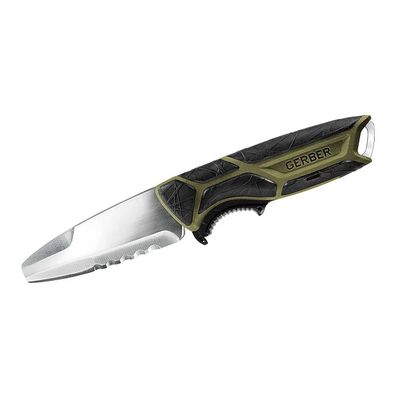 Gerber Crossriver Freshwater feststehendes Bootsmesser mit Scheide