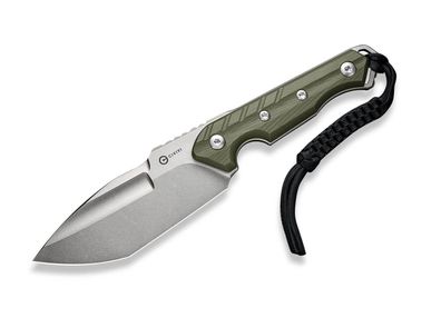 CIVIVI Maxwell G10 OD Green feststehendes Messer mit Kydexscheide