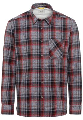 camel active Herren Flanellhemd karo grau