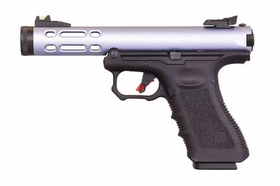 WE G-Series Galaxy Flongas Softair-Pistole mit Blow-Back 6mm BB´s in Blau