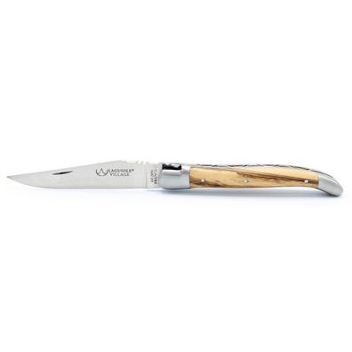Laguiole Village Taschenmesser mit 11 cm Olivenholzgriff