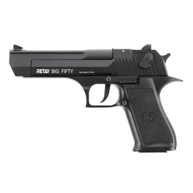 Retay Big Fifty schwarz Schreckschusspistole im Kaliber 9mm P.A.K