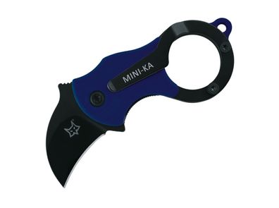 Fox Knives Mini-Ka Einhandmesser aus 4116 Stahl in blau