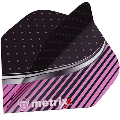Bull´s Dartflights breit Metrixx, Pink Rosa