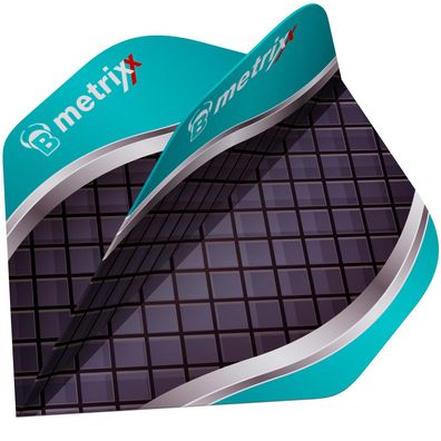 Bull´s Flights standard, Metrixx, 150Mic., Türkis