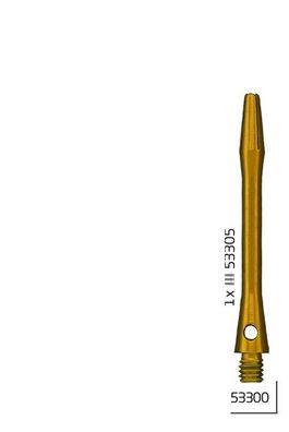Bull´s Dart Aluminium Shaft, medium, Simplex, Gold
