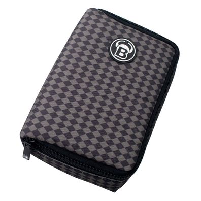 Darttasche Bull´s, P Premium Case, Grau Schwarz, 18x12x5cm
