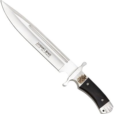 Haller Jackson´s feststehendes Messer, 440 Edelstahl, braun