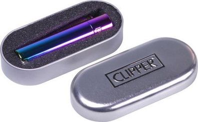 Clipper Rainbow Feuerzeug Bunt, Feuerstein wechselbar