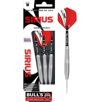Bull´s Steeldarts Sirius, stainless Steel, 24g, silber