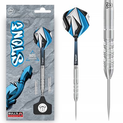 Bull's Steeldarts Stone S3, 90% Tungsten, 23g, silber