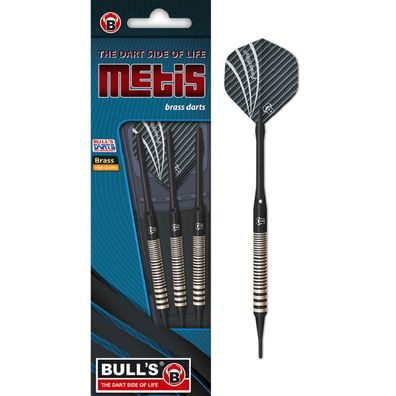 Softdart Bull's, Metis, Messing, 18g, Schwarz