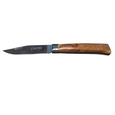 Laguiole Village Taschenmesser, L'Alpin, 10 cm Wacholderholzgriff