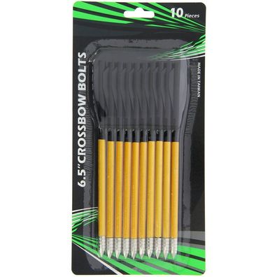 Sobek Armbrust Aluminium Bolzen 6,5"/10 Stk. goldfarben