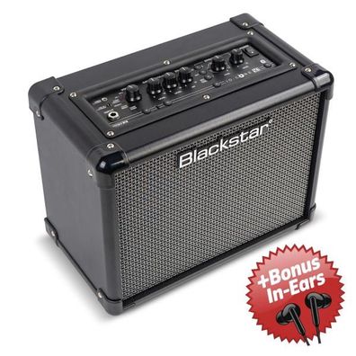 Blackstar ID Core 10 V4 Bluetooth Gitarren-Verstärker Combo + Bonus In-Ear Kopfhörer