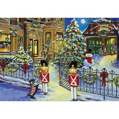 Bluebird Puzzle Weihnachtshaus 1000 Teile