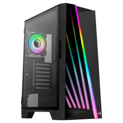 Aerocool ACCM-PB25013.11 Geh AeroCool Midi Mirage (Black/Win/RGB)mi. ATX/ATX/ITX