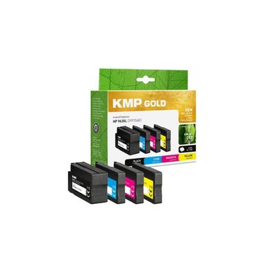 KMP GOLD Patrone HP 963XL (3YP35AE) Multipack C/M/Y/B remanufactured