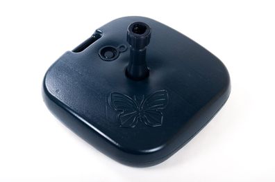 Sonnenschirmständer blau Schirmständer Ständer Kunststoff füllbar 45x45cm