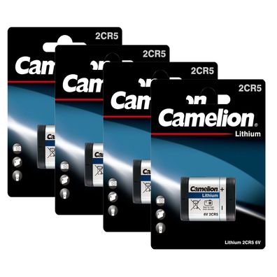 4x Camelion Kamera Spezial 2CR5 Photo Batterie 2CR5 2 CR 5 6V