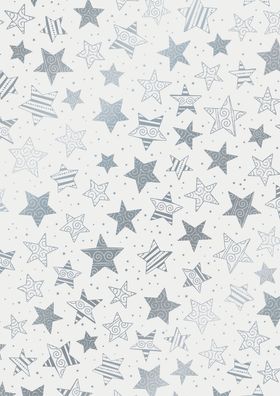 Heyda 204878988 Transparentpapier Christmas Colour "Sterne" A4 (21 x 31 cm inkl. Codi