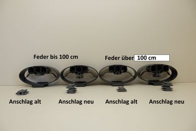 Lattoflex 200 / 900 Feder oder Anschlag alt / neu ab März 2013