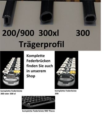 Trägerprofil Leiste Lattoflex 200 300 300xl 900/Thevo ab März 2013 Ersatzteil