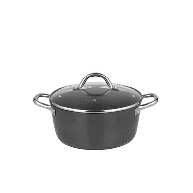 Michelino Marie Bratentopf mit Glasdeckel, ø24 cm - Antihaft & Induktionsgeeignet