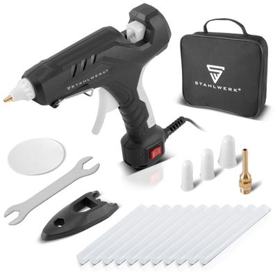 Stahlwerk Heißklebepistole HKP-100DT ST mit Rückschlagventil und 100 Watt