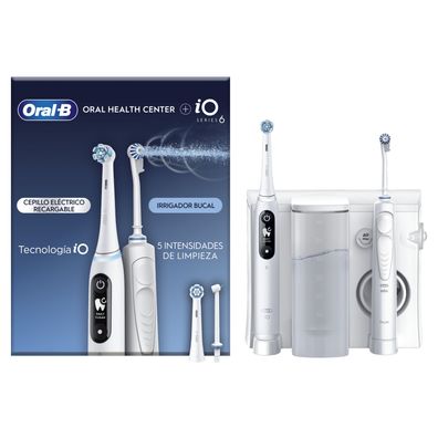 Oral-B iO6 & OxyJet - Erwachsener - Rotierende-vibrierende Zahnbürste - Tägliche Pfle