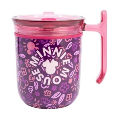 Disney Minnie Mouse Signature To Go Tasse 470 ml mit Schiebedeckel für Alltag und