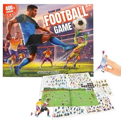 Create your Football Game, Stickerbuch mit 400+ Stickern,