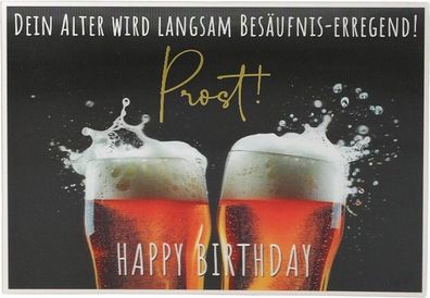 Depesche Klappkarte 3D ART, 12,1x17,5cm, Geburtstagskarte Grußkarte 09