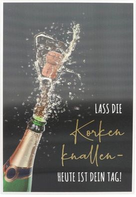 Depesche Klappkarte 3D ART, 12,1x17,5cm, Geburtstagskarte Grußkarte 19