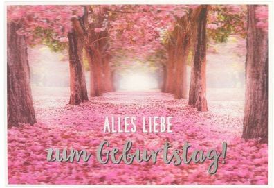 Depesche Klappkarte 3D ART, 12,1x17,5cm, Geburtstagskarte Grußkarte 26