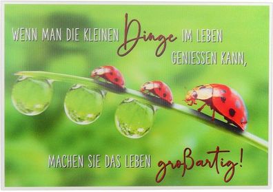 Depesche Klappkarte 3D ART, 12,1x17,5cm, Geburtstagskarte Grußkarte 29