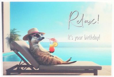 Depesche Klappkarte 3D ART, 12,1x17,5cm, Geburtstagskarte Grußkarte 57